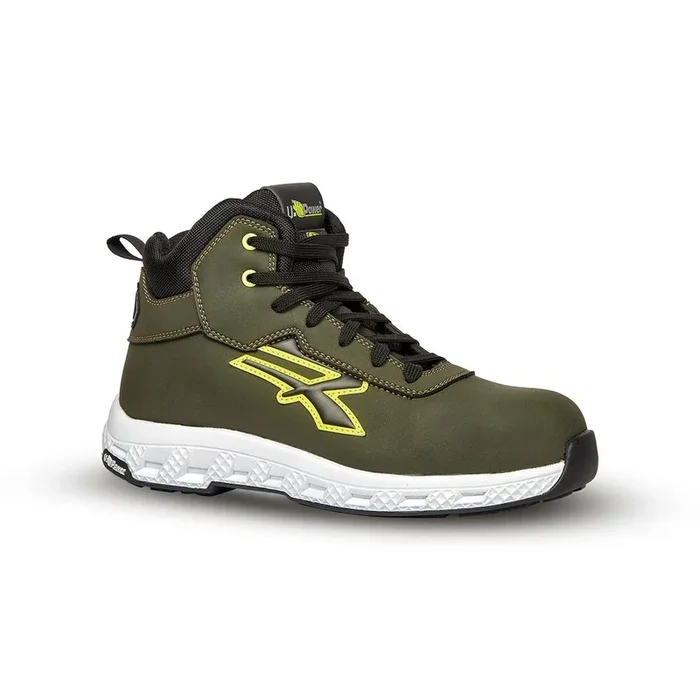 CHAUSSURES HAUTES KOLBY ESD S3S CI HI HRO FO SR VERT-JAUNE – U POWER – RE10124