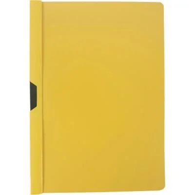 Chemise à clip métal en PVC Mondoffice – 30 feuilles – Jaune