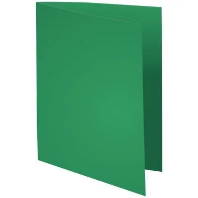 Chemise Exacompta Flash – carte recyclée 220 g – teinte vive vert foncé – 24 x 32 cm – paquet de 100
