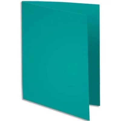 Chemise Exacompta Super 250 – carte 210 g – vert vif – 24 x 32 cm – paquet de 100
