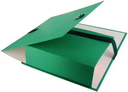 Chemise extensible à sangle qualité toilée format 24×32 cm vert