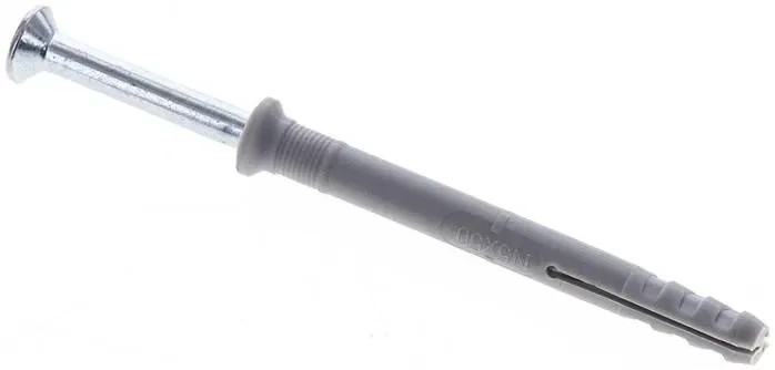 Cheville à clou FISCHER 5×50, paquet de 100, standard (tête fraisée)