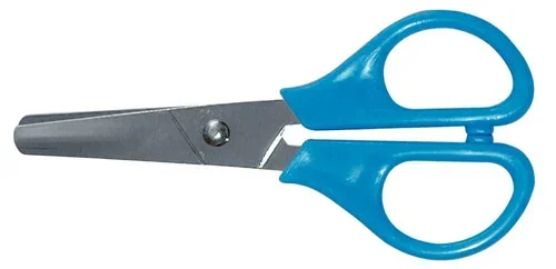 Ciseaux bouts ronds anneaux en plastique 10 cm