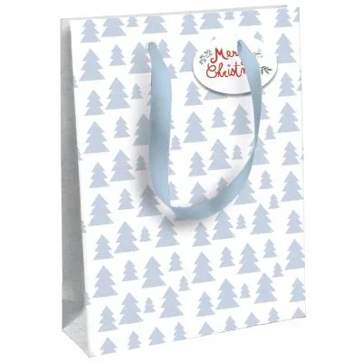 Clairefontaine Sac cadeau de Noël &lsquo;Empreintes&rsquo;, petit
