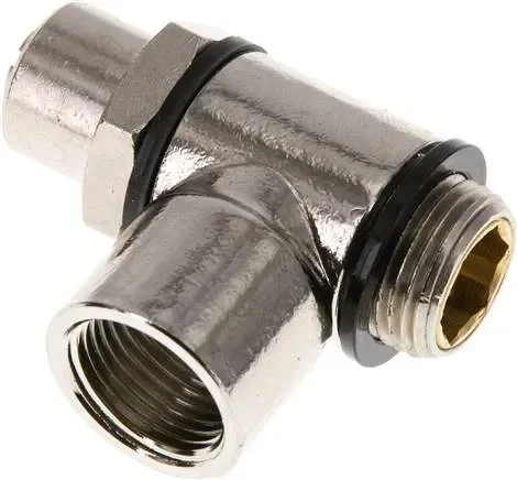 Clapet anti-retour à étranglement G 3/8&Prime;, à régulation d&rsquo;air (B)