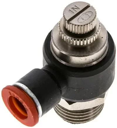 Clapet anti-retour d’angle G 1/2″-10mm, à régulation d’air