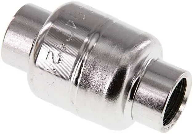 Clapet anti-retour (léger), G 3/8&Prime;, PN 16, 1.4301