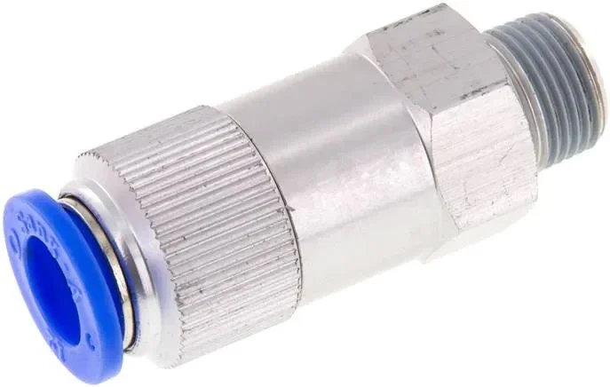 Clapet anti-retour R 3/8″-12mm, débit du filetage au tuyau, standard IQS