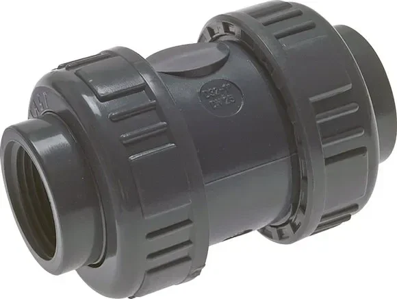 Clapet de retenue, PVC-U / FKM, Rp 1