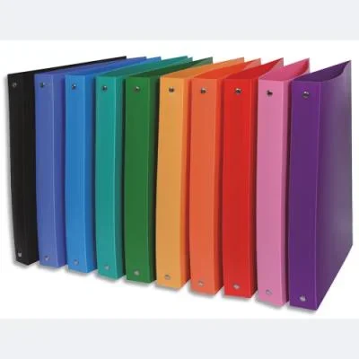 Classeur – polypropylène opaque 5/100° – dos 4 cm – 26 x 32 cm – 10 coloris