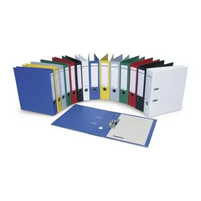 Classeur à levier Mondoffice – polypropylène intérieur/extérieur – dos 8 cm – A4 – pourpre