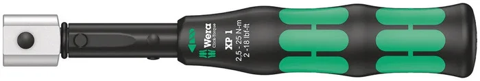 Clé dynamométrique à outil interchangeable à couple préréglé Click-Torque XP 1, 2,5-25 Nm, 2,5 Nm Click-Torque XP 1 2,5 Nm WERA – 05075670001