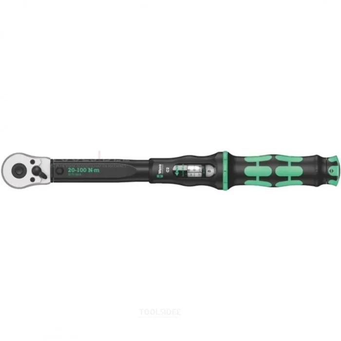 Clé dynamométrique Wera Click-Torque 1/2 pouce 20-100 Nm