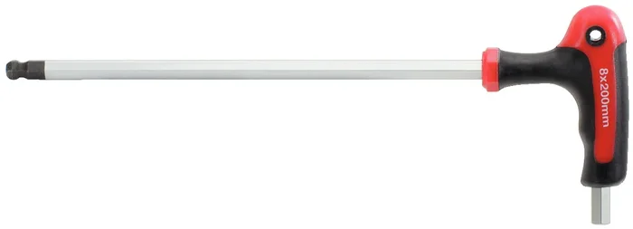 Clé mâle 6 pans à tête sphérique à poignée en T, 4 mm KS TOOLS – 151.8133