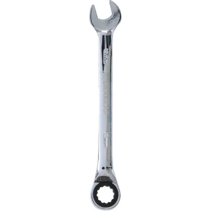 Cle mixte coudee cliquet 12mm 72 dents dt DRAKKAR TOOLS – 12645