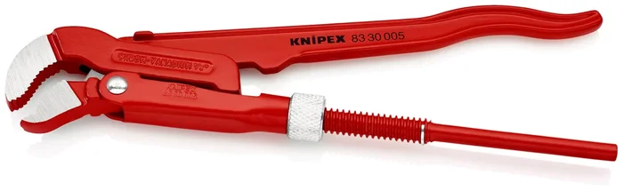 Cle serre-tubes en &lsquo;s&rsquo; 245mm KNIPEX – 83 30 005