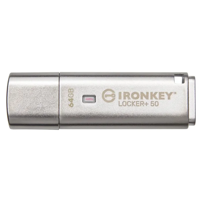 Clé USB Kingston IRONKEY LOCKER+ 50, 64 Go, USB 3.2