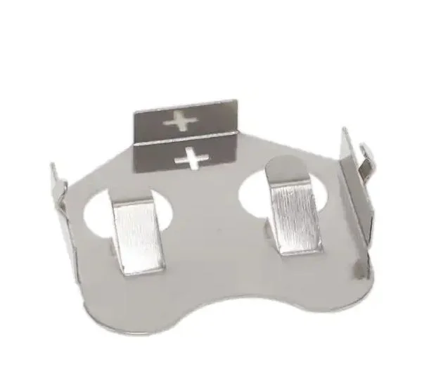 Clip pour pile 1, 2 RS PRO CR2032, raccordement Traversant