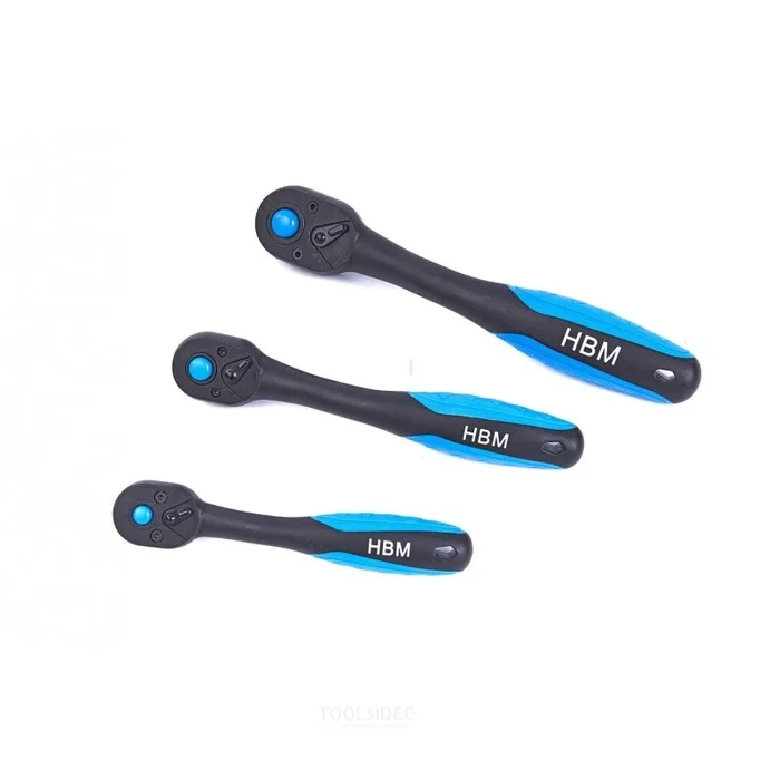 Cliquets HBM Professional Premium 72 dents bleu / noir