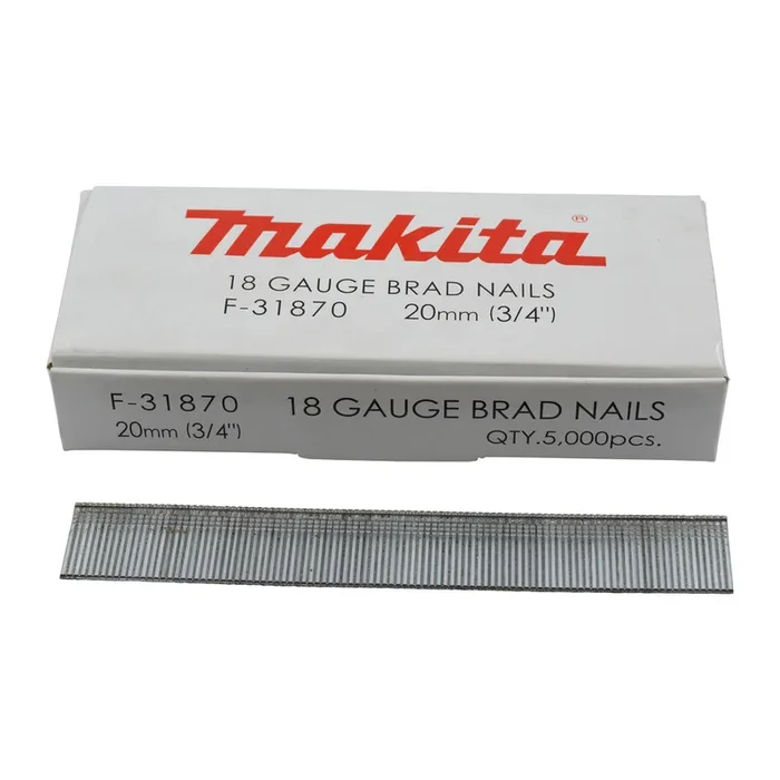CLOUS BRADS 18GA 20MM (5000 PCS) MAKITA – F31870