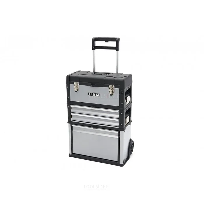 Coffre à outils mobile modulaire HBM 3 pièces