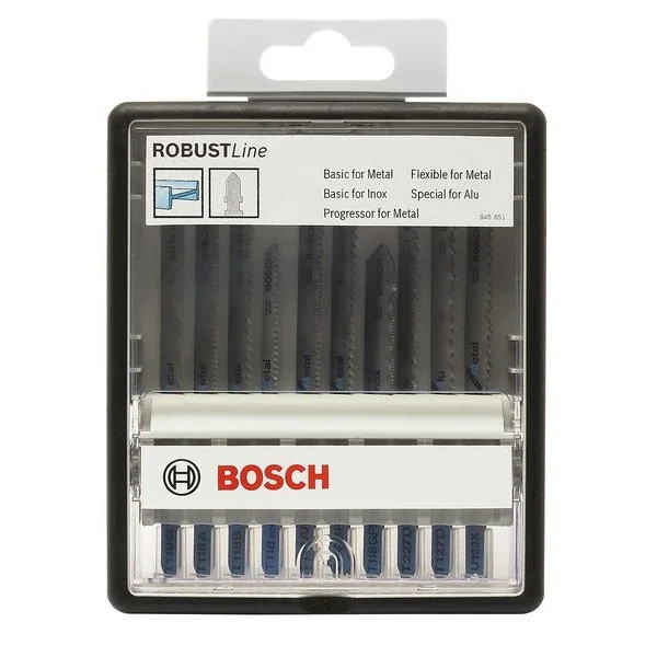 Coffret 10 lames scie sauteuse Bosch