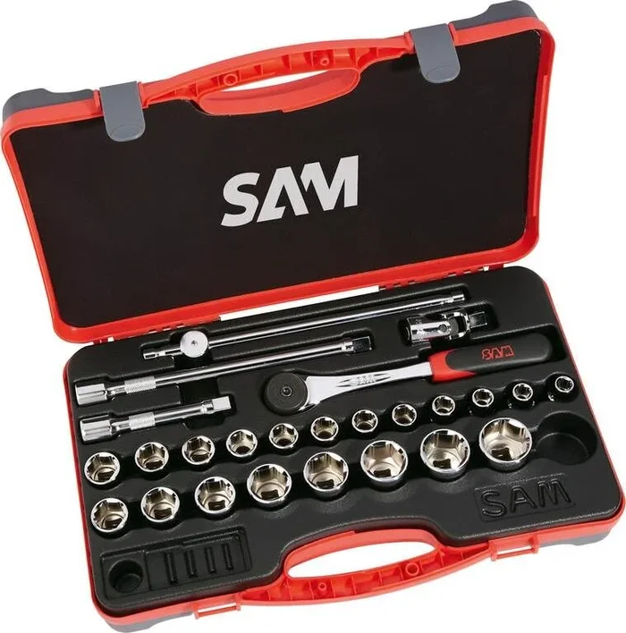 COFFRET 25 OUTILS 1/2′ SAM OUTILLAGE – 75SH25