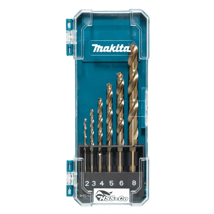 COFFRET 6 FORETS METAL HSS-CO MAKITA – D75758