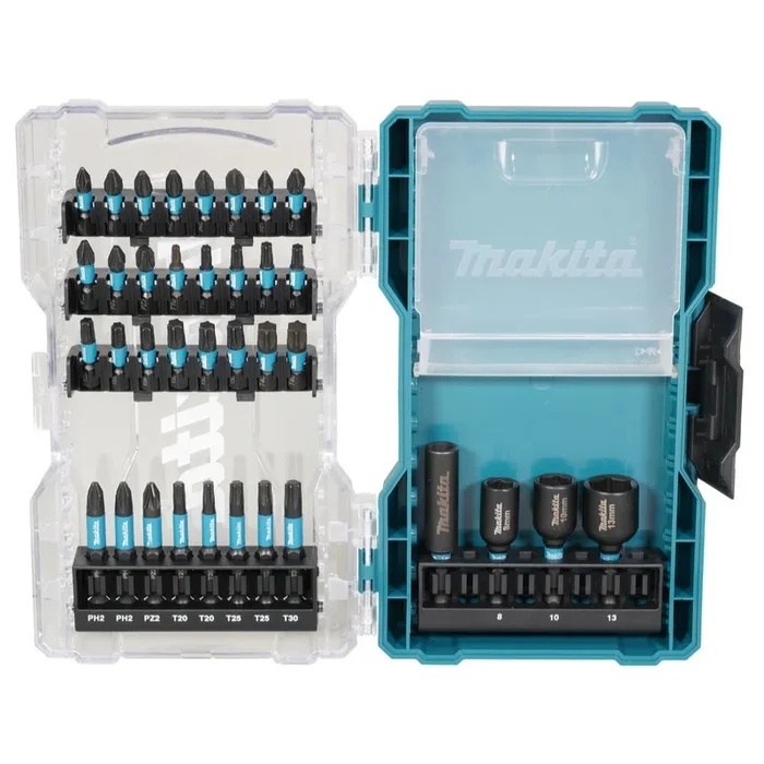 COFFRET CLEAR CASE IMPACT BLACK 36 PCS MAKITA – E22925