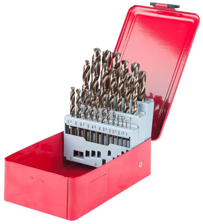 Coffret de 25 forets HSS-CO au cobalt, Diam.1,0-13,0 mm KS TOOLS – 330.3613