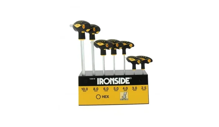 Coffret de 7 Tournevis en T – 6 Pans – Ref 120618 – Ironside