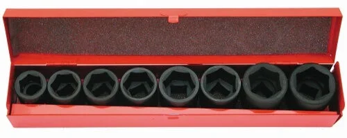 COFFRET DE 8 DOUILLES CHOCS 3/4′ DE 24 A 36 MM SAM OUTILLAGE – 19160