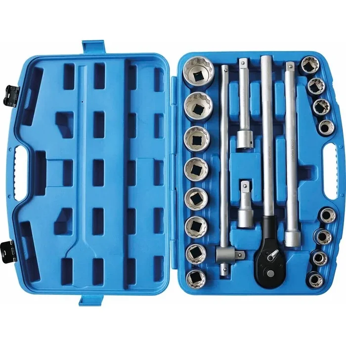 COFFRET DE DOUILLES 3/4″ 12 PANS – 21 PCS – STILKER – 67638