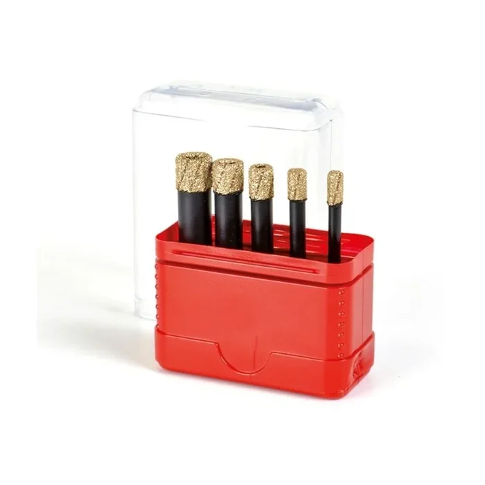 Coffret Forets Diamantés FA Junior 5/6/8/10/12mm pour Grès – Céramique et Granit – RAIMONDI – 22810