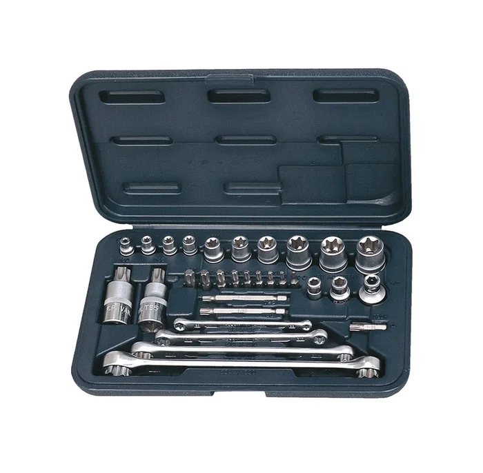 Coffret mâle/femelle TORX®, 1/4 » – 3/8 » – 1/2 » – 31 pcs KS TOOLS – 922.4302