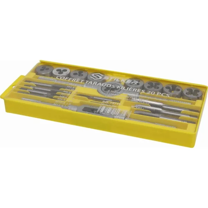 COFFRET TARAUDS FILIERES 20 PCS – STILKER – 14719