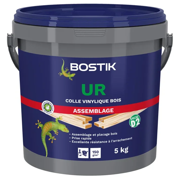 Colle vinylique bois UR – Blanc 5KG – BOSTIK – 30604662