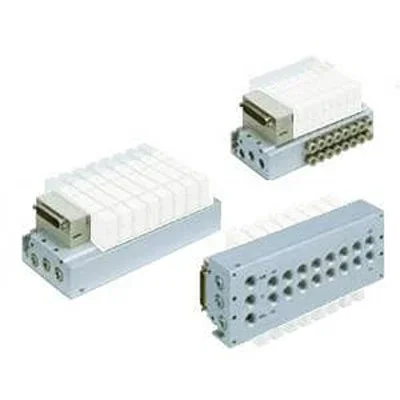 Collecteur D-Sub SMC 12 positions Raccord One-touch G 6 mm, Zinc