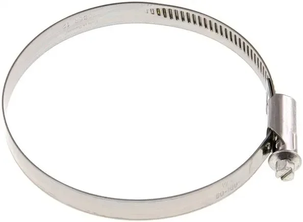 Collier de serrage 12 mm 80 – 100 mm, 1.4301 (W4) (NORMA)
