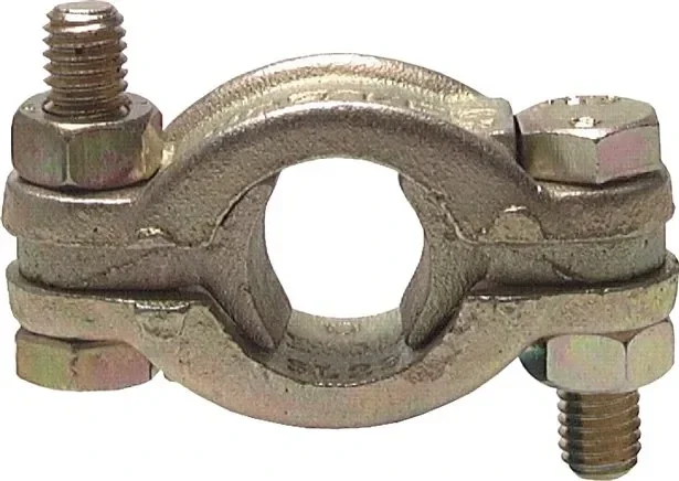 Collier de serrage en fonte malléable galvanisée, 175 – 195mm