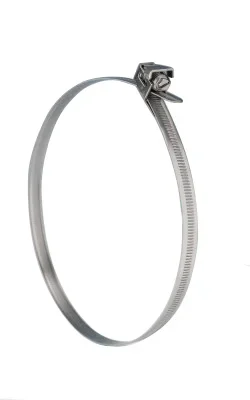 Collier de serrage pour tuyau, Sangle à libération rapide, Acier doux, 50 → 120mm