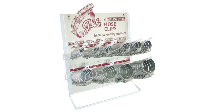 Colliers de serrage inoxydables 100pcs Jubilee