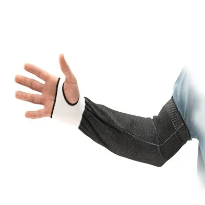 Combinaison de protection Ansell,Taille 18 in Unisexe, Noir, Blanc