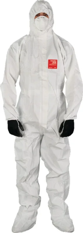 Combinaison de protection Ansell,Taille XXXL Unisexe, Blanc