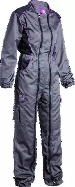 Combinaison de travail double zip femme alice gris/rose s north ways