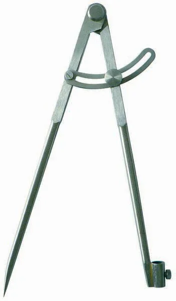 COMPAS A CHARNIERE PORTE-CRAYON 1/4 CERCLE 310MM POLI TALIAPLAST – 402834