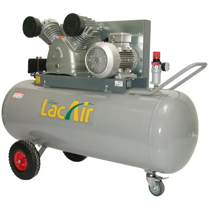 Compresseur a courroie Lacme TwinAir 36/200 T triphase 36m3/h 200L 11 bar