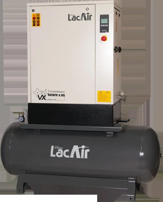 Compresseur à vis 270 l 10 cv 57,9 m³/h LACME VX 10/270 LT – 469381