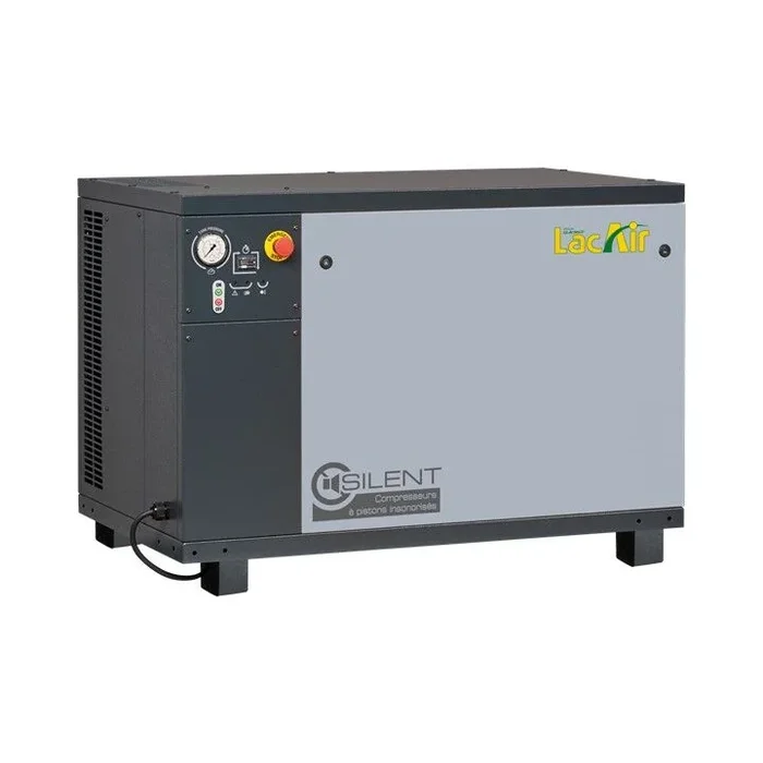 Compresseur Fixe Insonorisé C42 ET – 423 m³/h – triphasé – 14 bar – 64 dB(A) – LACME – 464824