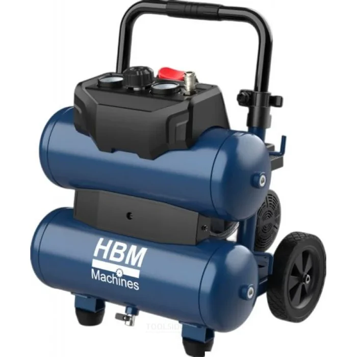 Compresseur HBM Twin Stack à faible bruit 17 litres